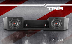 Under Seat Subwoofer Enclosure 2 x 6.5" Sealed for JT Gladiator Jeeps - DS18