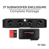 Complete Under Seat Subwoofer Enclosure Package for JT Gladiator Jeeps - DS18