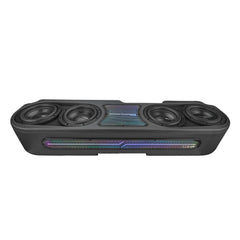 Jeep JT Gladiator Loaded Under Rear Seat Subwoofer Enclosure with 4 X 8" ZR8.2D, Leather Wrapped and Digital LED Lights |