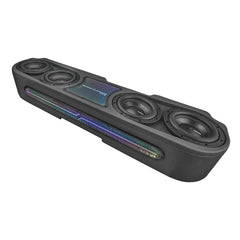 Jeep JT Gladiator Loaded Under Rear Seat Subwoofer Enclosure with 4 X 8" ZR8.2D, Leather Wrapped and Digital LED Lights |