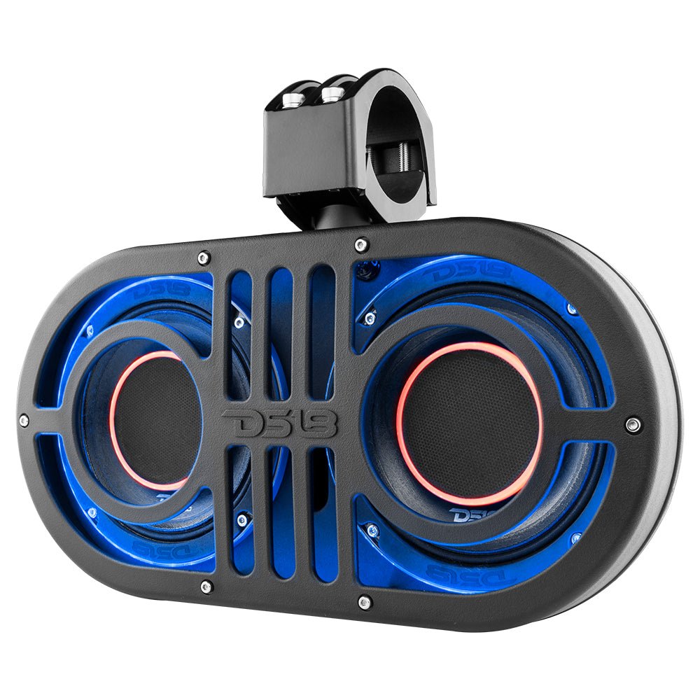 Dual 6.5" Marine and Powersports PRO Roll Cage Sound Bar System with Built in LED RGB Lights450 Watts Rms ( 2 x PRO-HY6.4B