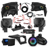 Can-Am Maverick X3 Stage 6 - Dash Speaker Panels, 8" Neodymium Tower Speakers, Dual 12” Subwoofer, Amplifier, Bluetooth Radio