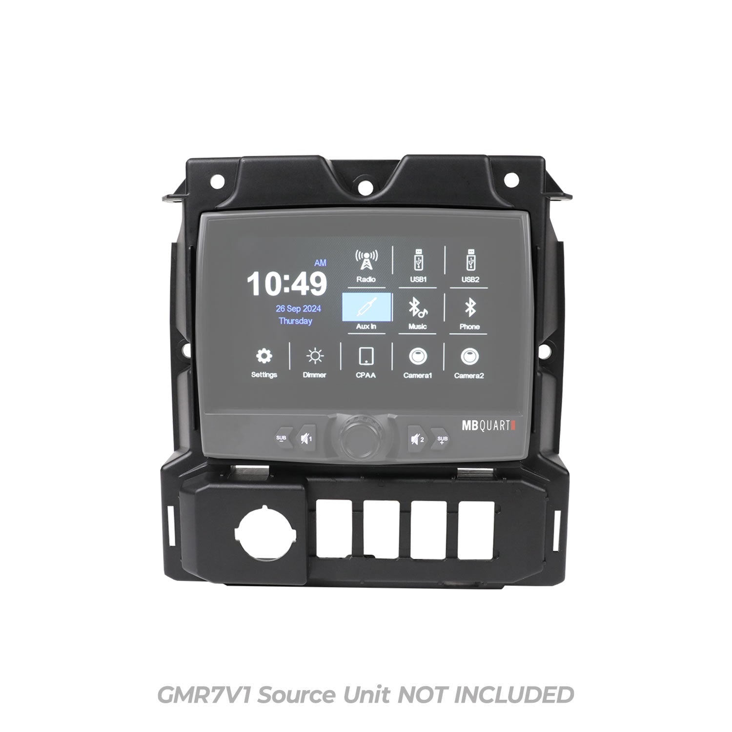 MBQS-RADM-1 Polaris Slingshot Tuned GMR-7V1 Source Unit Installation Kit