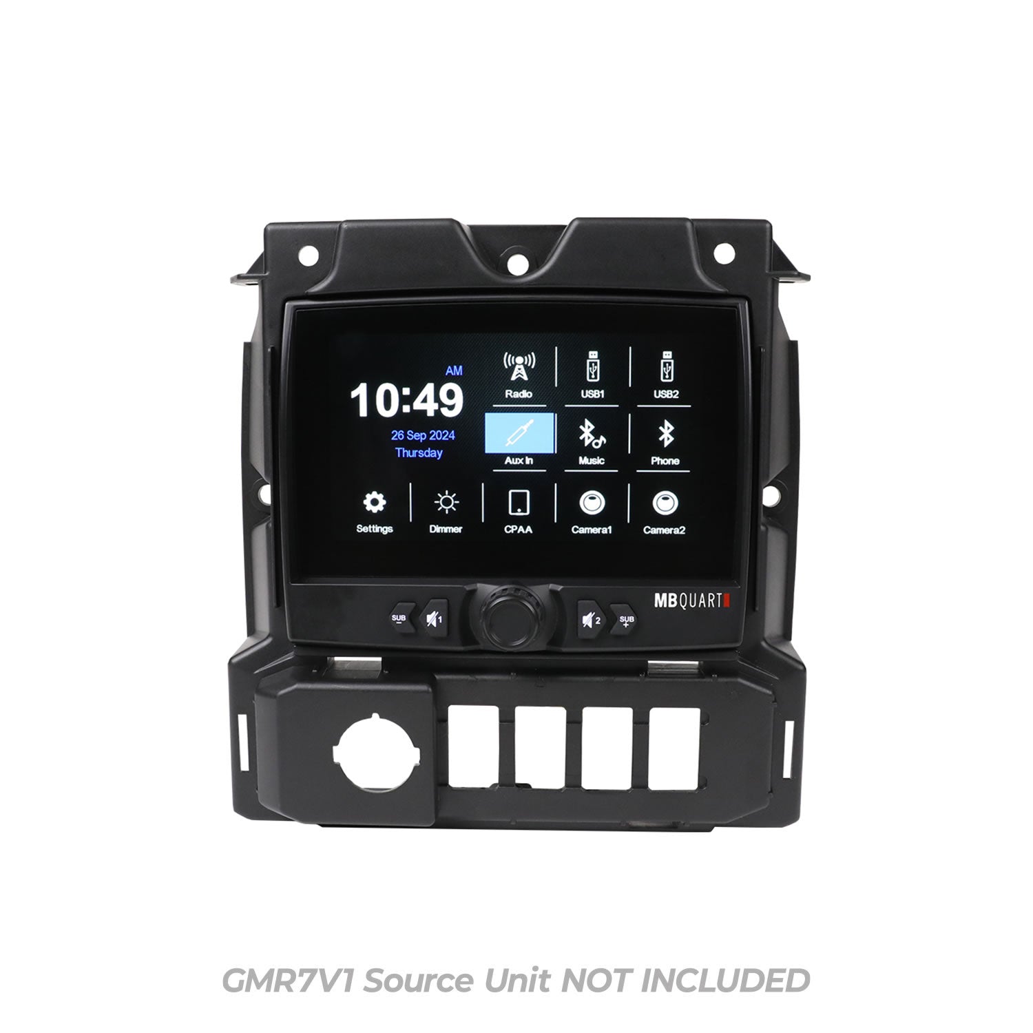 MBQS-RADM-1 Polaris Slingshot Tuned GMR-7V1 Source Unit Installation Kit