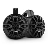 MP 4" Amplified With Bluetooth Wakeboard Tower Speakers 40 Watts Rms -Black - DS18