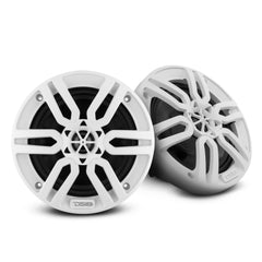 MP 6.5" 2-Way Coaxial Marine Speaker 60 Watts Rms 4-Ohm -White - DS18