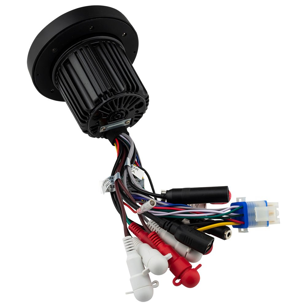 Marine and Powersports Headunit and 6.5" Marine Speaker Package (MRX1 and 2 X NXL-6SL/BK) - Black - DS18