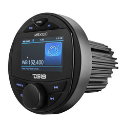 Marine and Powersports Headunit 3" Color TFT screen , 2 Zones, 4 volts Output, BT, RDS 4 X 50 Watts - DS18