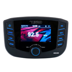 Marine Headunit TFT screen , 3 Zones, 4 volts Output, Bluetooth, RDS 4X50 Watts - DS18