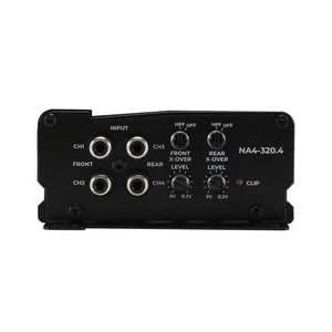 NA4-320.4 Nautic 320 Watt Waterproof 4 Channel Amplifier