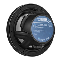 NXL 8" 2-Way Coaxial Marine Speaker With LED RGB Lights 125 Watts Rms 4-Ohm - DS18