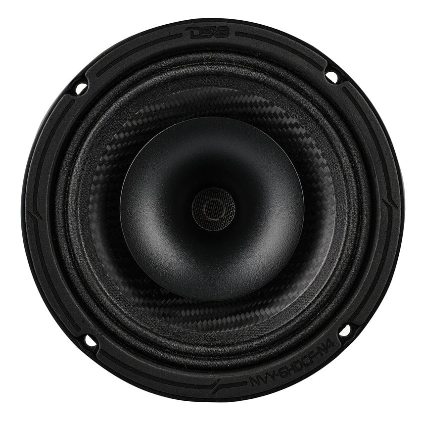 6.5" Water Resistant Carbon Fiber Cone Hybrid Loudspeaker With 2" VC Compression Driver and Neodymium Magnet | 300W RMS 8-Ohm