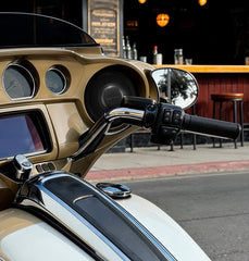 Harley-Davidson Street Glide 2014–2023 Front Stage Audio Upgrade Kit | 6.5" Slim Midrange Speakers + Bullet Tweeter NVY