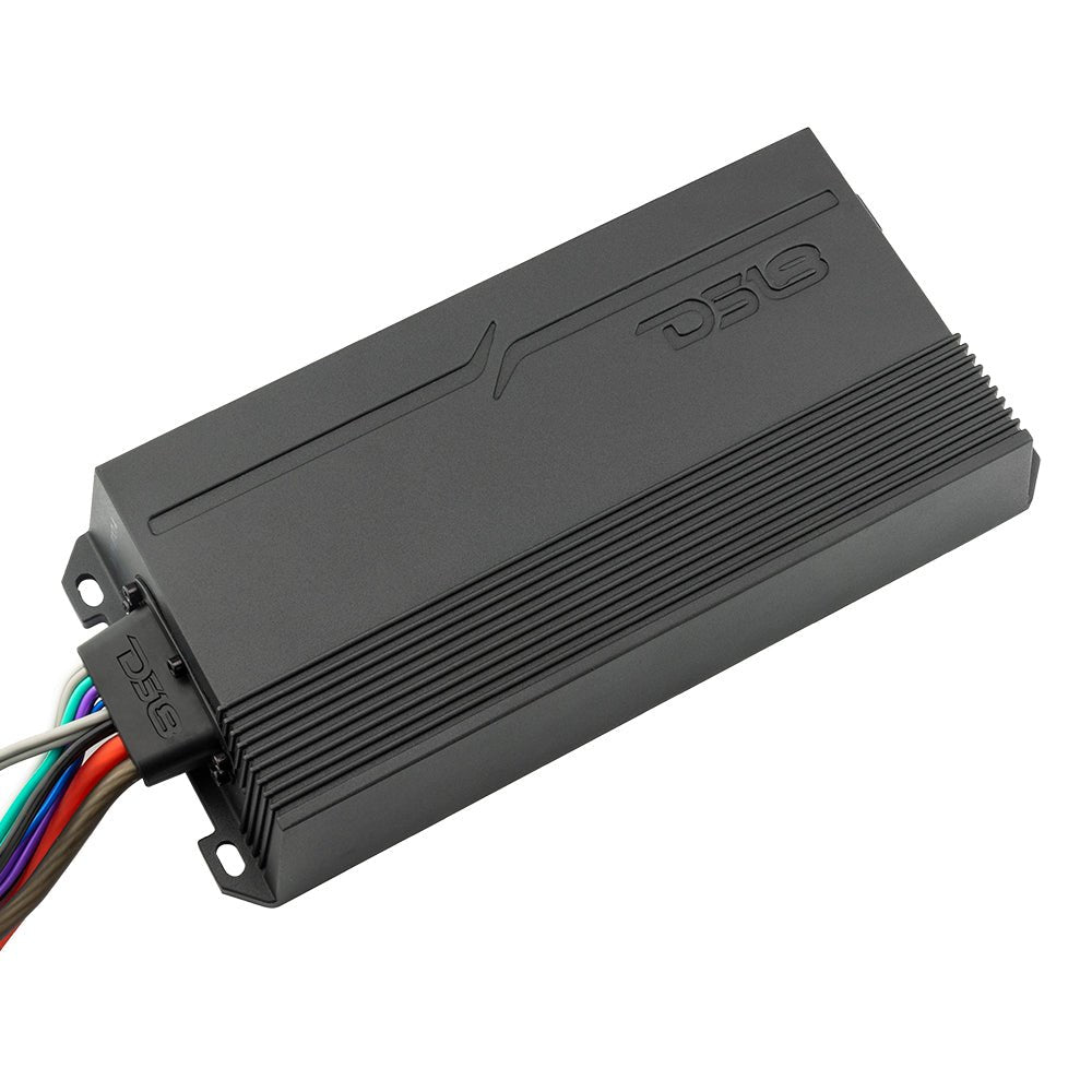 NVY 4-Channel Full-Range IPX7 Submersible Marine and Powersports Amplifier 120 x 4 @ 4-Ohm Watts RMS - DS18