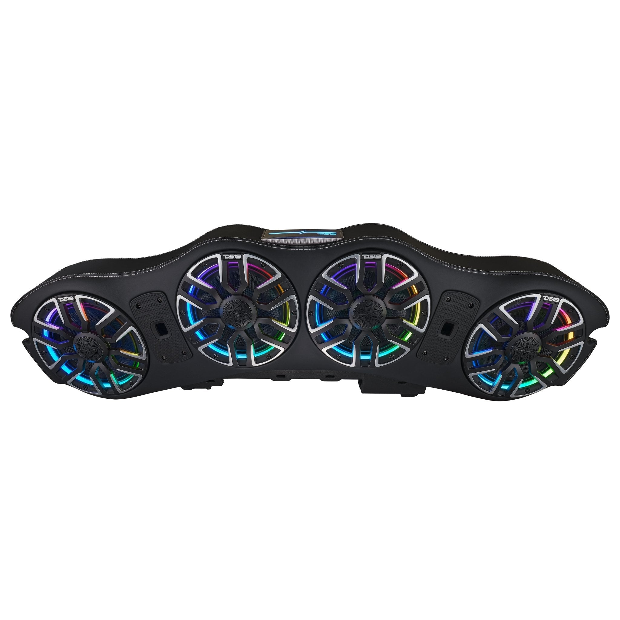 Jeep JL/JLU/JT 2024-Up Loaded Sound Bar - 4x 8” NVY-M8 Speakers and LED Lighting - DS18