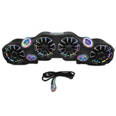 Jeep JL/JLU/JT Loaded Sound Bar - 4x 8” NVY-M8 Speakers, 4x PRO-TW4LD Tweeters & LED Lighting - DS18