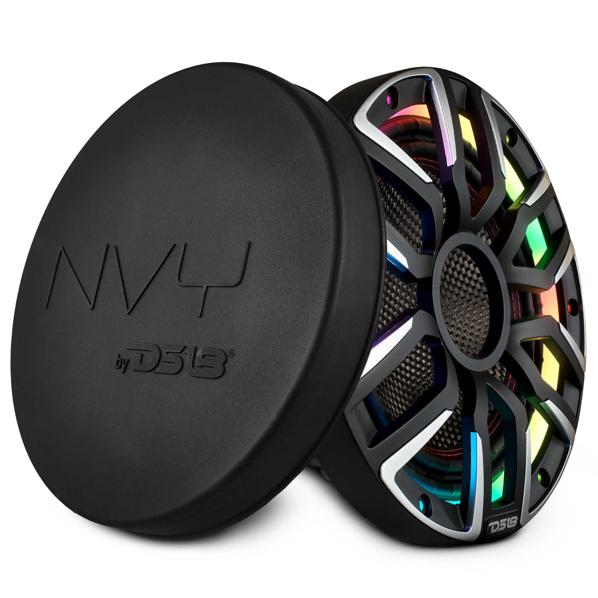 10” Neodymium Marine & Powersports Subwoofer With Carbon Fiber Cone | 600W RMS 4-Ohm - DS18