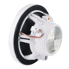 8” Marine Coaxial Speaker With Kevlar Cone, Bullet Tweeter, Neodymium Magnet, and Digital LED Lights | 200W RMS 4-Ohm - DS18