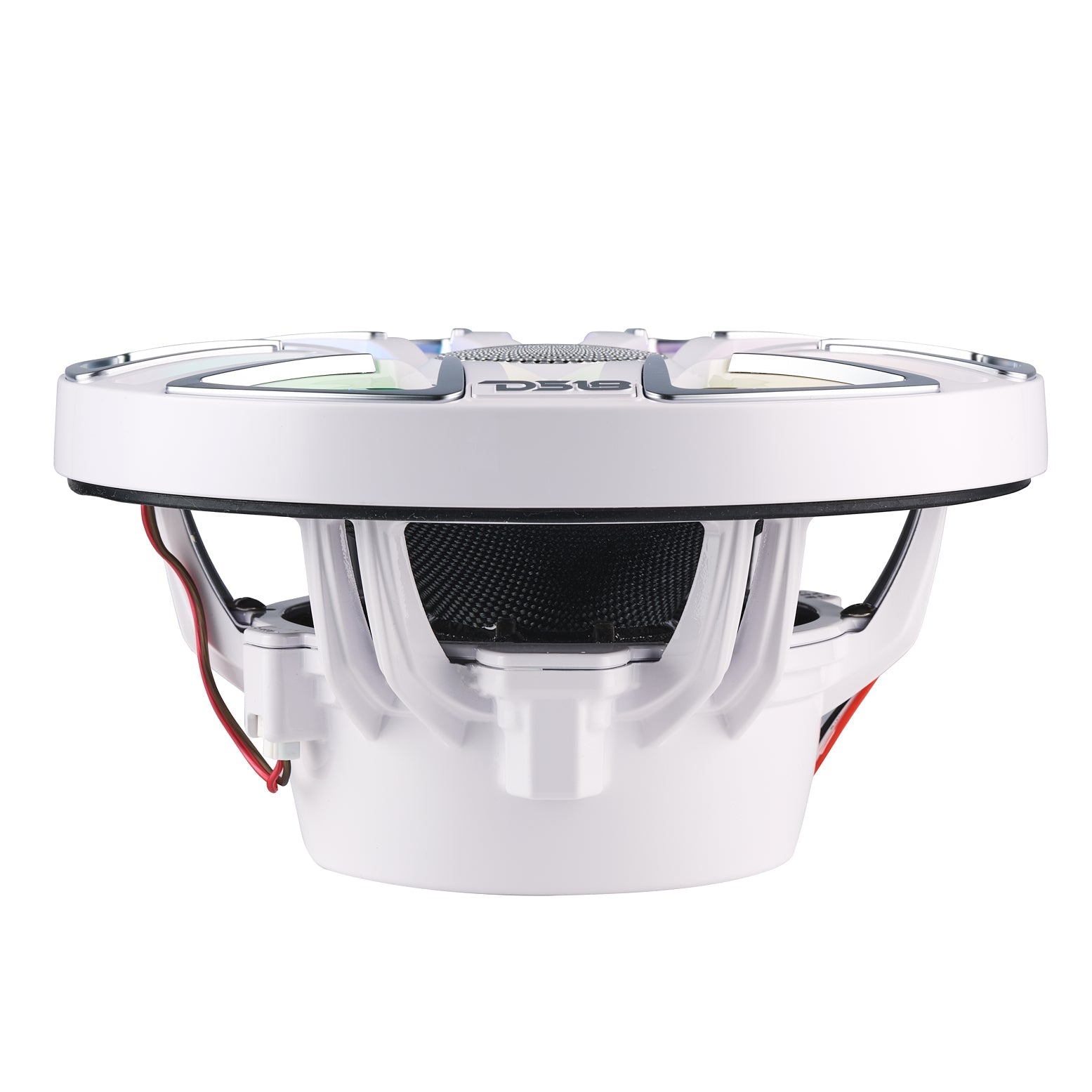 8” Marine Coaxial Speaker With Kevlar Cone, Bullet Tweeter, Neodymium Magnet, and Digital LED Lights | 200W RMS 4-Ohm - DS18