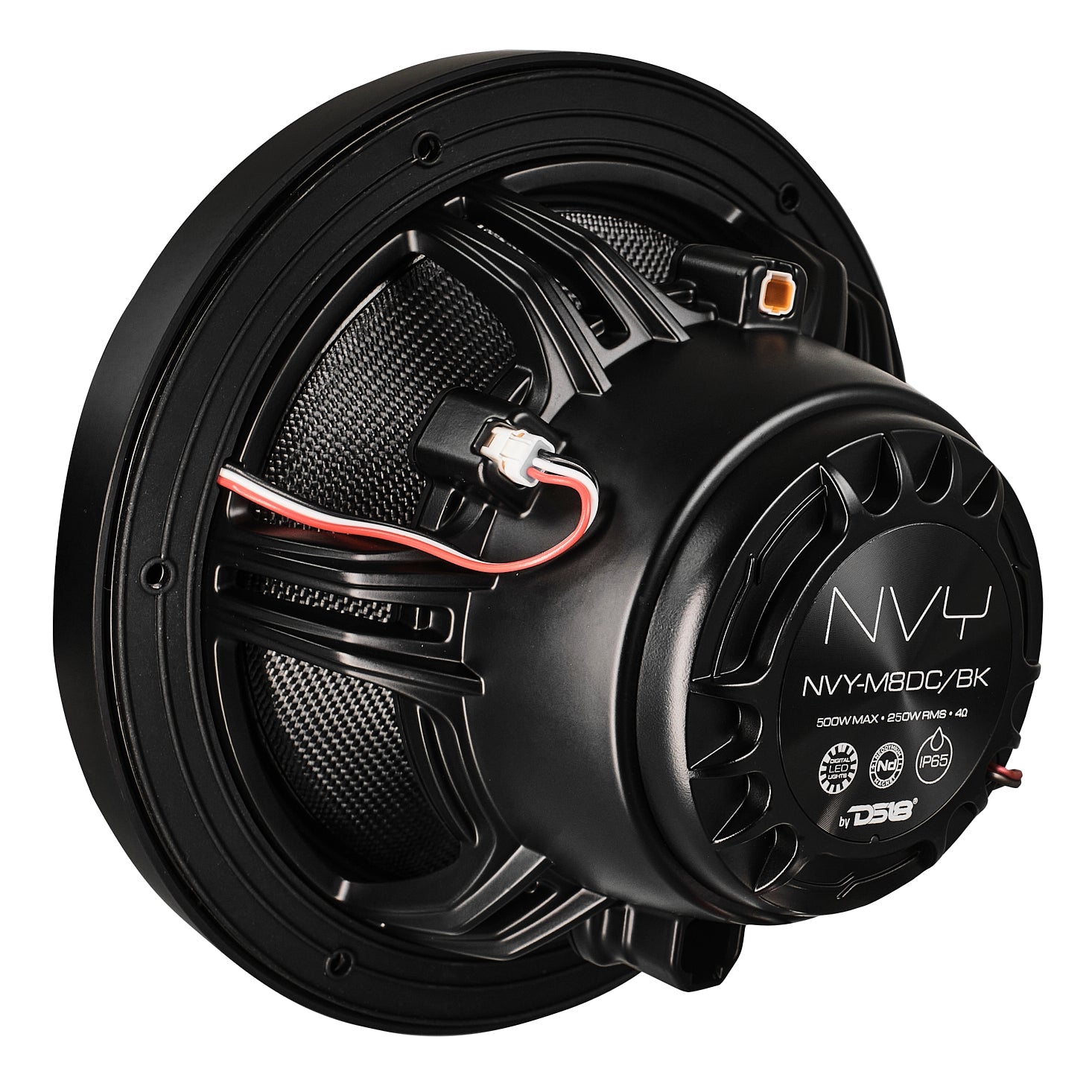 8" Marine Grade Hybrid Coaxial Speaker With Neodymium Magnet, Kevlar Cone, and Compression Driver | 200W RMS 4-Ohm - DS18