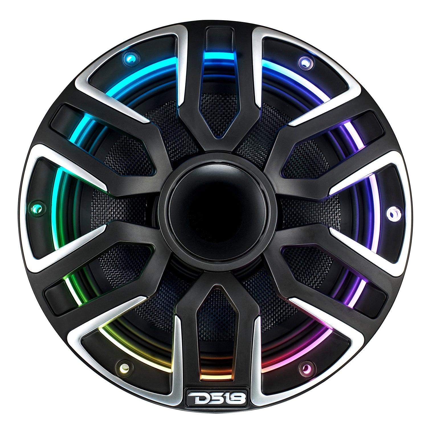 8" Marine Grade Hybrid Coaxial Speaker With Neodymium Magnet, Kevlar Cone, and Compression Driver | 200W RMS 4-Ohm - DS18