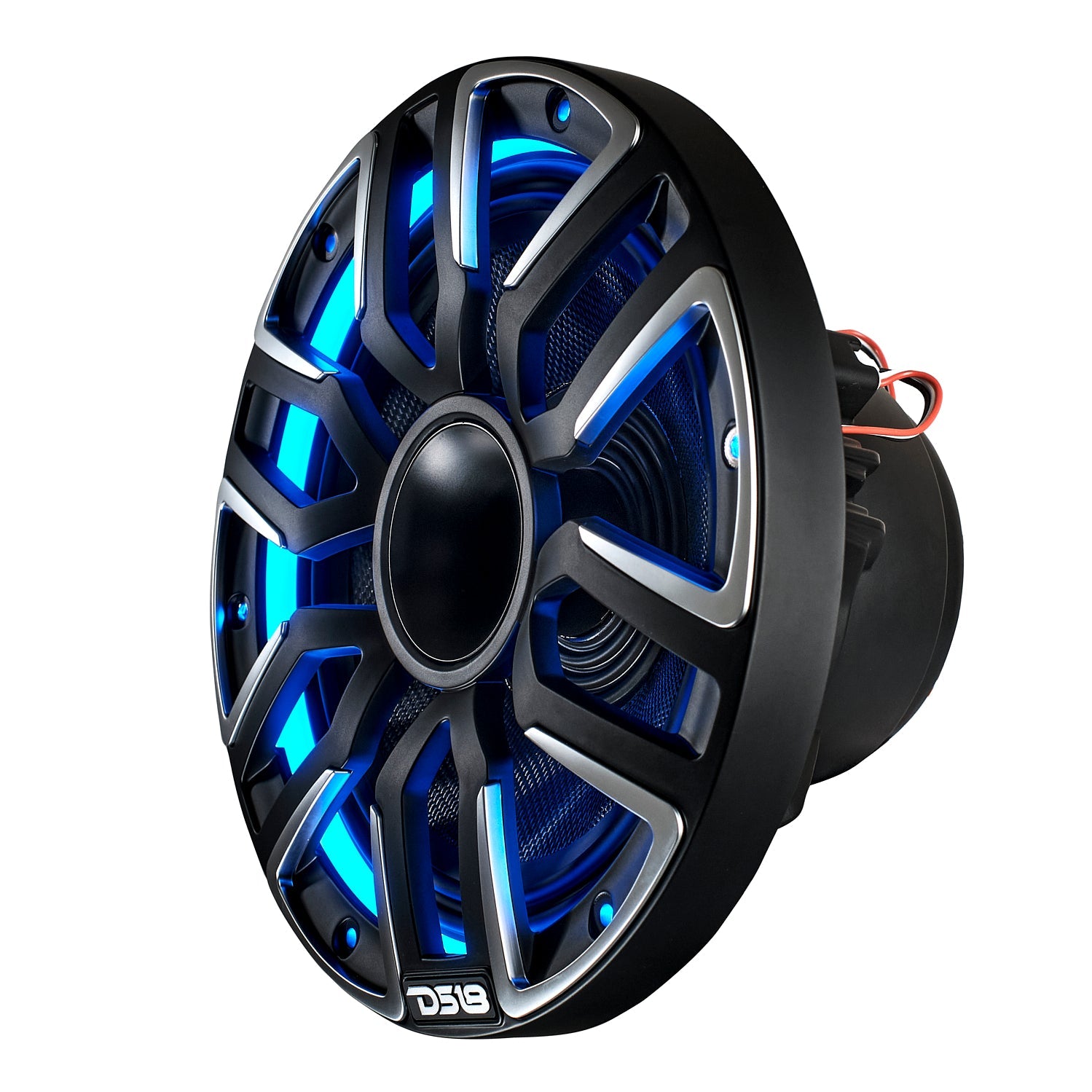 8" Marine Grade Hybrid Coaxial Speaker With Neodymium Magnet, Kevlar Cone, and Compression Driver | 200W RMS 4-Ohm - DS18