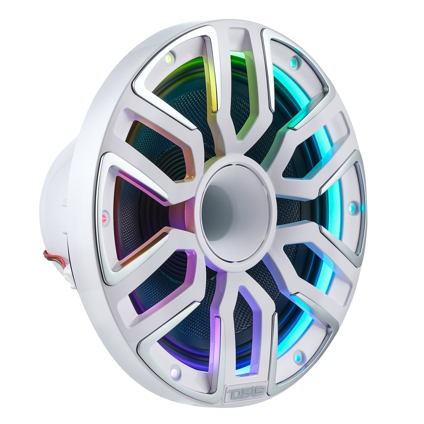 8" Marine Grade Hybrid Coaxial Speaker With Neodymium Magnet, Kevlar Cone, and Compression Driver | 200W RMS 4-Ohm - DS18
