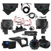 Can-Am Maverick X3 NVY Stage - Door Speaker Panels, 8" Neodymium Tower Speakers, Dual 12” Subwoofer, Amplifier, Bluetooth