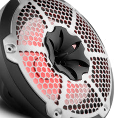 NXL 10" 2-Way Coaxial Marine Speaker With LED RGB Lights 200 Watts Rms 4-Ohm - DS18