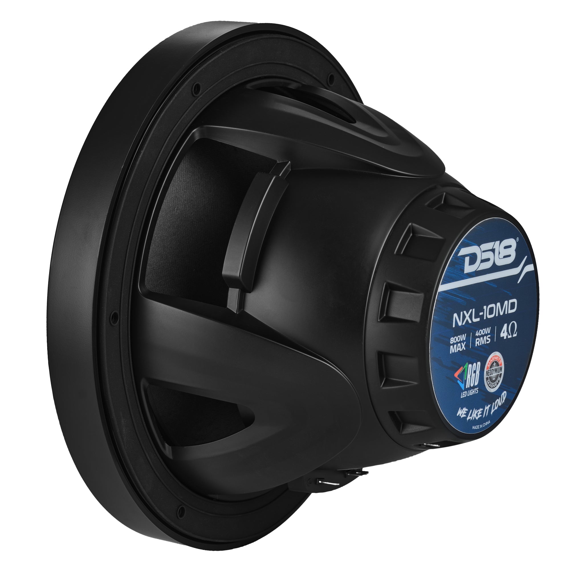 10” Marine 2-Way Hybrid Speaker with RGB LED, Compression Driver and Neodymium Magnet | 450W RMS 4-Ohm - DS18
