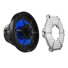 10” Marine 2-Way Hybrid Speaker with RGB LED, Compression Driver and Neodymium Magnet | 450W RMS 4-Ohm - DS18