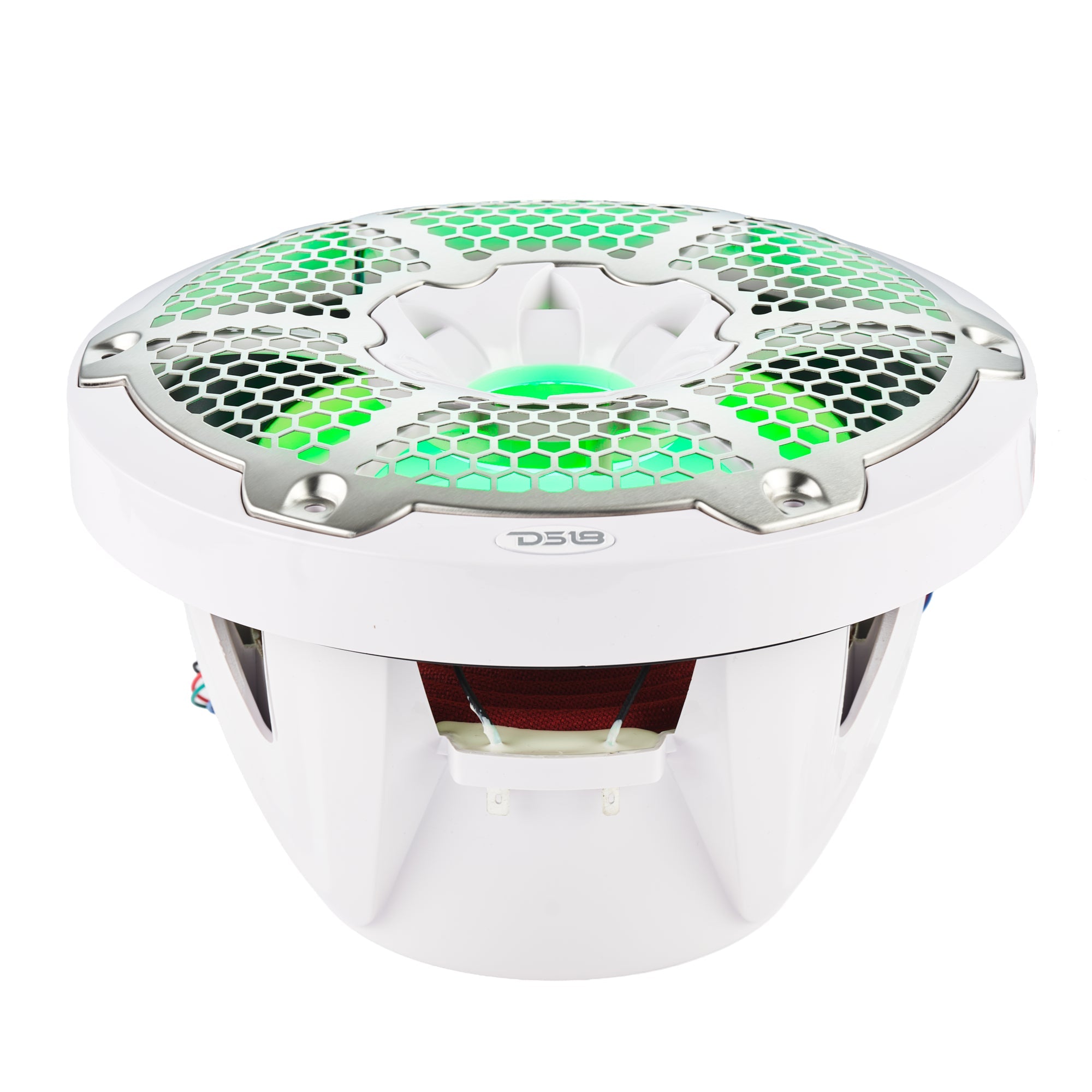 NXL 10" Marine Subwoofer with LED RGB Lights 300 Watts Rms SVC 4-Ohm - DS18
