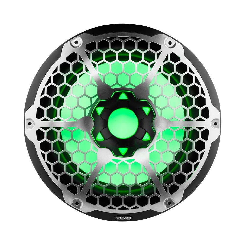 NXL 12" Marine Subwoofer with LED RGB Lights 350 Watts Rms SVC 4-Ohm - DS18