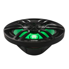 NXL 6x9" 2-Way Coaxial Marine Speaker with LED RGB Lights | 125W RMS 4-Ohm - DS18