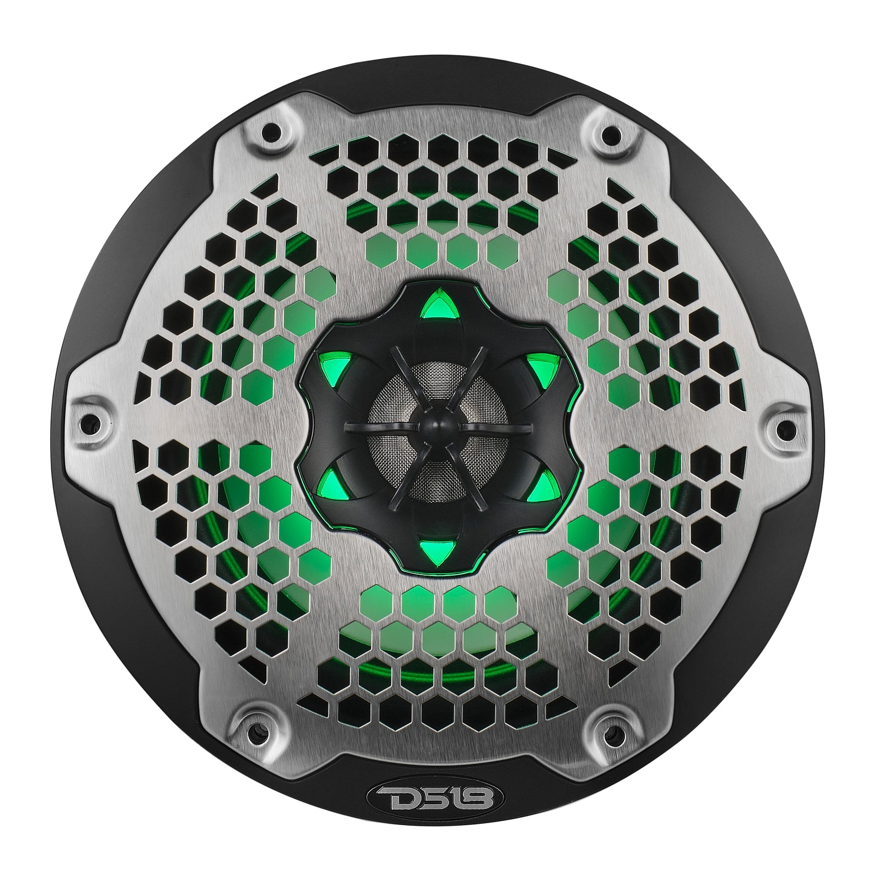 NXL 6.5" 2-Way Coaxial Marine Speaker with RGB LED Lights 100 Watts Rms 4-Ohm - DS18