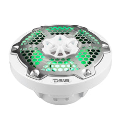 NXL 6.5" 2-Way Coaxial Marine Speaker With LED RGB Lights 100 Watts Rms 4-Ohm - DS18
