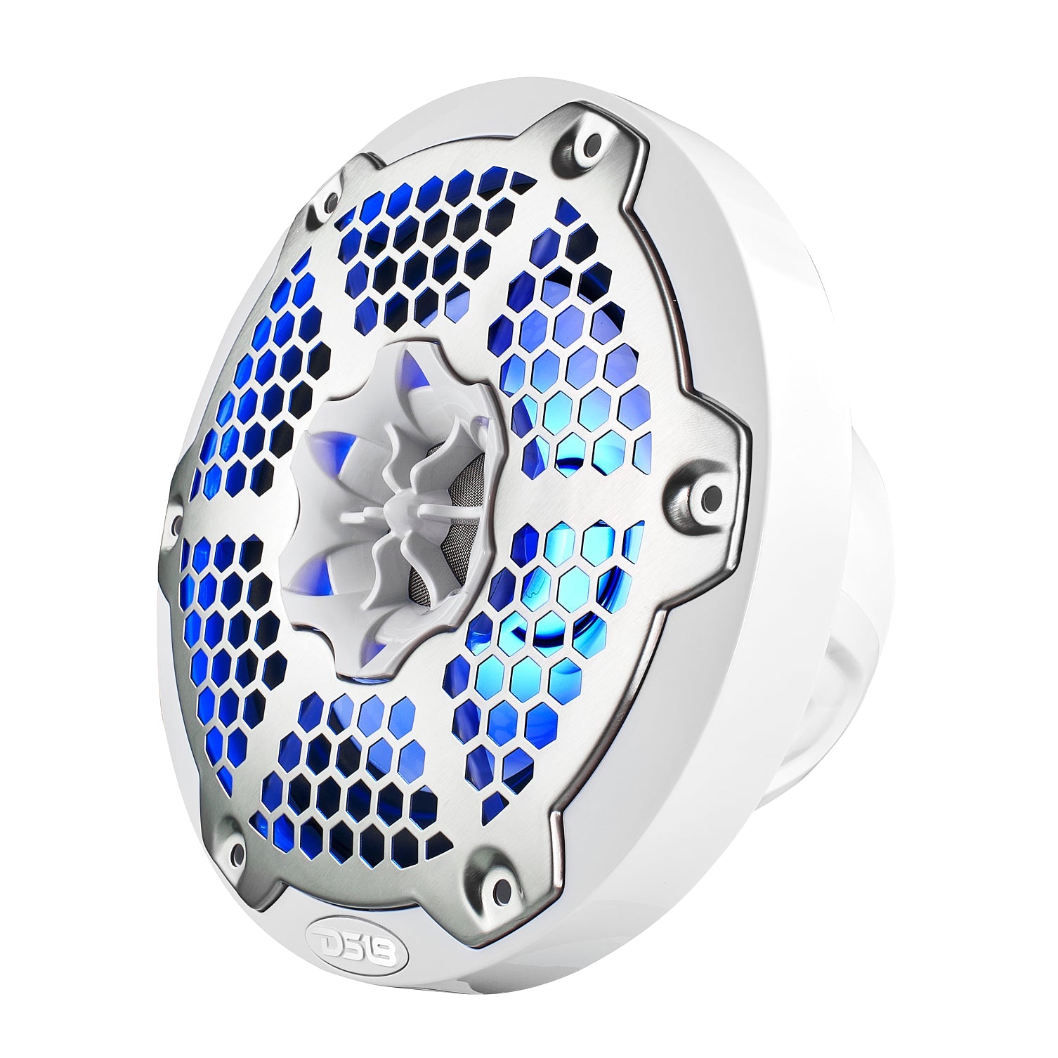 NXL 6.5" 2-Way Coaxial Marine Speaker With LED RGB Lights 100 Watts Rms 4-Ohm - DS18
