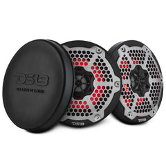6.5” Marine 2-Way Hybrid Speaker with RGB LED, Compression Driver and Neodymium Magnet | 250W RMS 4-Ohm - DS18