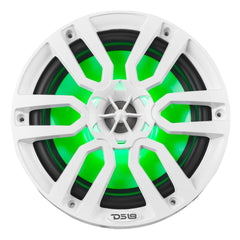 NXL 8" 2-Way Coaxial Marine Speaker with LED RGB Lights | 125W RMS 4-Ohm - DS18