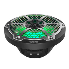 NXL 8" 2-Way Coaxial Marine Speaker With LED RGB Lights 125 Watts Rms 4-Ohm - DS18