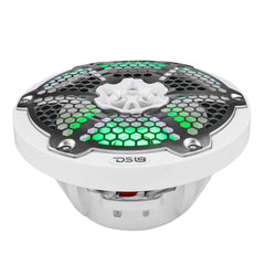 NXL 8" 2-Way Coaxial Marine Speaker With LED RGB Lights 125 Watts Rms 4-Ohm - DS18