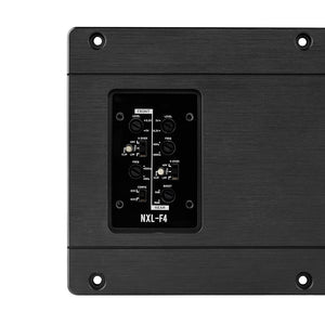 NXL 4-Channel Full-Range Class D IP67 Marine and Powersports Flush Mount Amplifier 4 x 100 Watts Rms @ 4-Ohm - DS18