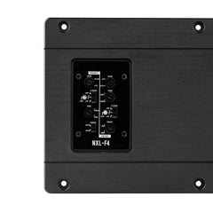 NXL 4-Channel Full-Range Class D IP67 Marine and Powersports Flush Mount Amplifier 4 x 100 Watts Rms @ 4-Ohm - DS18
