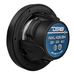 NXL 6.5" 2-Way Coaxial Marine Speaker with Bullet Tweeter and Digital Led Lights | 150W RMS 4-Ohm - DS18