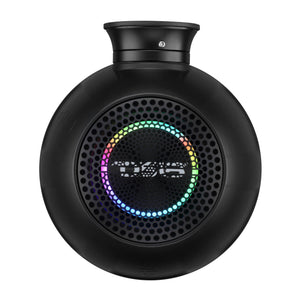 6.5" NXL-iQ Marine Short Tower Coaxial Speakers with Digital LED Lights, 150W RMS, 300W Max, 4-Ohm - DS18