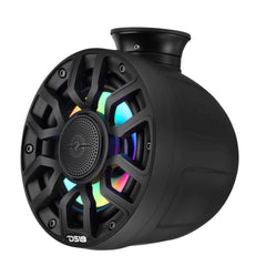 6.5" NXL-iQ Marine Short Tower Coaxial Speakers with Digital LED Lights, 150W RMS, 300W Max, 4-Ohm - DS18