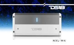 NXL 4-Channel Full-Range Class D IPX5 Marine Amplifier | 4 x 150W RMS @ 4-Ohm - DS18