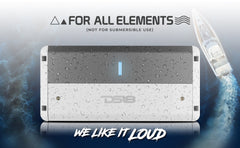 NXL 4-Channel Full-Range Class D IPX5 Marine Amplifier | 4 x 150W RMS @ 4-Ohm - DS18