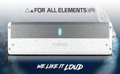 NXL 5-Channel Full-Range Class D IPX5 Marine Amplifier | 4 x 150W @ 4-Ohm and 1 x 600W RMS @ 2-Ohm - DS18