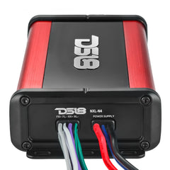 NXL 4-Channel Full-Range Class D Waterproof IP67 Marine and Powersports NANO Amplifier <br> 4 x 100 Watts Rms @ 4-Ohm - DS18